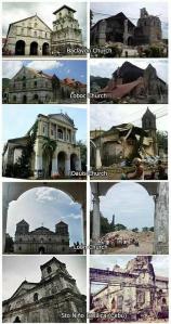 Heritage churches before and after.